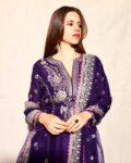 purple designer suit aarika traditional