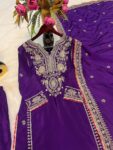 purple designer suit aarika traditional