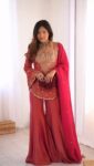 Designer Kurti & Plazzo set aarika traditional
