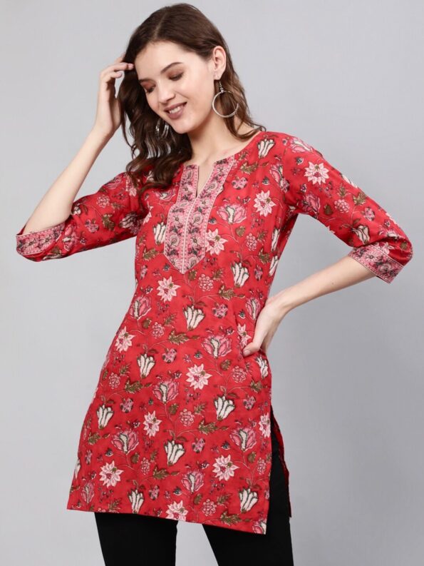 Red kurta
